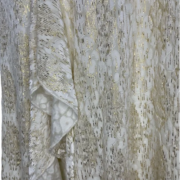 NWT Adela Cream / Gold Leopard Maxi Dress 12th Tribe Size S - Picture 7 of 10